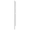 vidaXL T&ecirc;te de lit de remplacement m&eacute;tal blanc 90 cm