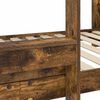 vidaXL Lit Superpos&eacute; pour Enfants avec matelas Ch&ecirc;ne fum&eacute; 75 x 190 cm
