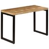 vidaXL Table &agrave; manger 115x55x76 cm Bois de manguier massif et acier