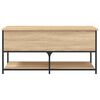 vidaXL Banc de rangement ch&ecirc;ne sonoma 100x42,5x47 cm bois d'ing&eacute;nierie