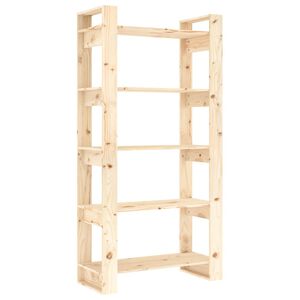 vidaXL Biblioth&egrave;que/S&eacute;parateur de pi&egrave;ce 80x35x160 cm Bois massif