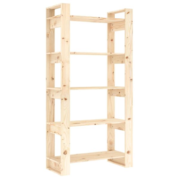 vidaXL Biblioth&egrave;que/S&eacute;parateur de pi&egrave;ce 80x35x160 cm Bois massif
