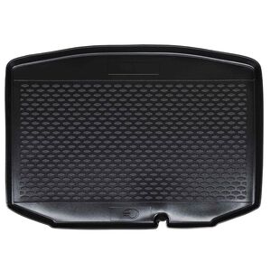 vidaXL Tapis de coffre Noir Caoutchouc