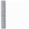vidaXL Cl&ocirc;ture Euro 1,5 x 10 m Fer rev&ecirc;tu de PVC