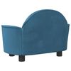 vidaXL Lit pour chien bleu 66x40x45 cm velours