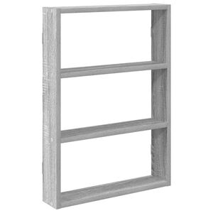 vidaXL &Eacute;tag&egrave;re murale sonoma gris 43x9x60 cm bois ing&eacute;nierie