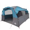 vidaXL Tente familiale tunnel 6 personnes bleu imperm&eacute;able