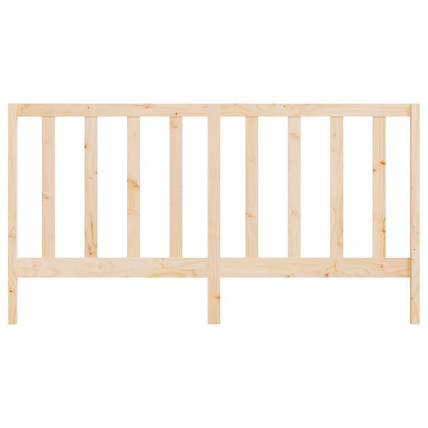 vidaXL T&ecirc;te de lit 186x4x100 cm Bois massif de pin