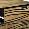 vidaXL Cabinet de chevet Marron 50 x 33 x 60 cm Bois d'acacia massif