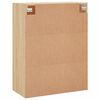 vidaXL Armoires murales 2 pcs ch&ecirc;ne sonoma 69,5x34x90 cm