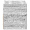 vidaXL Tables de chevet murales 2 pcs sonoma gris 45x26x28,5 cm