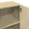 vidaXL Armoire de salle de bain Ch&ecirc;ne sonoma 32x25,5x190 cm Agglom&eacute;r&eacute;