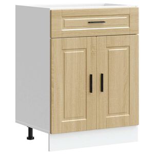 vidaXL Armoire de cuisine Porto ch&ecirc;ne sonoma bois d'ing&eacute;nierie