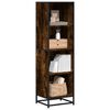 vidaXL Biblioth&egrave;que ch&ecirc;ne fum&eacute; 40x35x139 cm bois d'ing&eacute;nierie