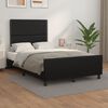vidaXL Cadre de lit sans matelas noir 120x200 cm similicuir
