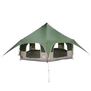 vidaXL Tente familiale Vert 10 personnes