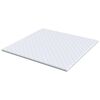 vidaXL Surmatelas en Coco Blanc 180 x 200 x 5 cm Tissu Jacquard