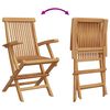 vidaXL Ensemble de salle &agrave; manger pour jardin 3 pcs Marron