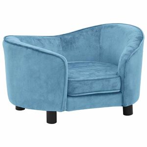 vidaXL Canap&eacute; pour chien Turquoise 69x49x40 cm Peluche