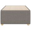 vidaXL Cadre de lit sans matelas taupe 80x200 cm tissu