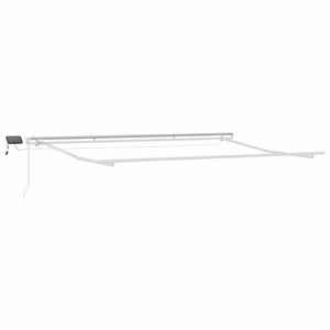 vidaXL Cadre d'auvent Blanc 450 &times; 300 cm Aluminium