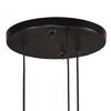 vidaXL Lampe suspendue 25 W rouge d&eacute;lav&eacute; 30x30x100 cm E27