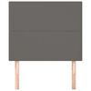 vidaXL T&ecirc;te de lit Gris 100x5x118/128 cm Similicuir