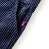 Pantalons pour enfants velours côtelé bleu marine 116