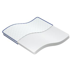 vidaXL Matelas en mousse à mémoire de forme blanc 200x200x17 cm doux