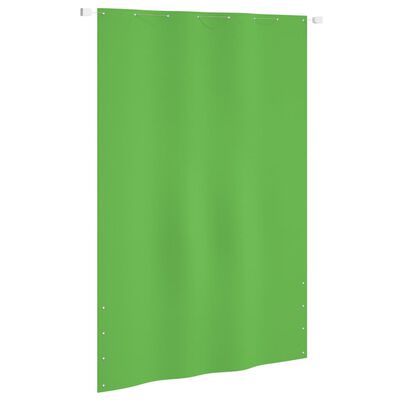 vidaXL Écran de balcon Vert clair 160x240 cm Tissu Oxford