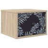 vidaXL Cabinet de chevet mural DOKKUM Ch&ecirc;ne Sonoma 36 x 33 x 25 cm