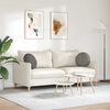 vidaXL Coussins de si&egrave;ge 2 pcs Gris clair &Oslash; 40 cm