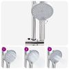 vidaXL Syst&egrave;me de Douche Argent&eacute; 47 x 20 x 95 cm Acier inoxydable