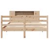 vidaXL Lit biblioth&egrave;que sans matelas 140x190 cm bois de pin massif