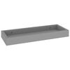 vidaXL &Eacute;tag&egrave;res murales Loggia 4 pcs Gris 40x15x4 cm MDF