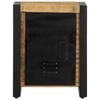 vidaXL Table de chevet 40x30x51 cm bois massif de manguier brut