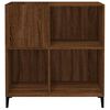 vidaXL Armoire à disques chêne marron 84,5x38x89 cm bois d'ingénierie