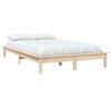 vidaXL Cadre de lit sans matelas bois massif