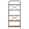 vidaXL &Eacute;tag&egrave;re Bois ancien 80 x 30 x 183 cm Bois d'ing&eacute;nierie