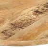vidaXL Dessus de table Bois de manguier solide Rond 25-27 mm 70 cm