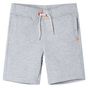 Short pour enfants avec cordon de serrage gris 128