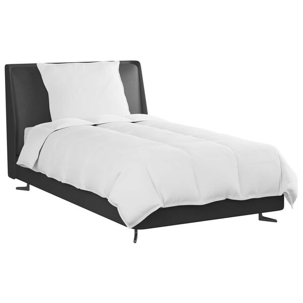 vidaXL Duvet d'&eacute;t&eacute; simple avec oreiller 2 pcs Blanc Plume de canard
