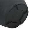 vidaXL Pot &agrave; fleurs rond 6 pcs Noir &Oslash; 26 x 21,5 cm Plastique