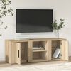 vidaXL Meuble TV Ch&ecirc;ne sonoma 100x31,5x35 cm Bois d'ing&eacute;nierie
