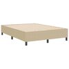 vidaXL Cadre de lit plateforme Vert gris 160 x 200 cm tissu