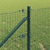 vidaXL Poteau de cl&ocirc;ture. Vert 50 x 0,5 m (25 x 25 mm maille)