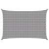 vidaXL Voile d'ombre 3 x 4,5 m HDPE Rectangulaire Anthracite et blanc