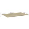 vidaXL Panneaux de biblioth&egrave;que 4 pcs ch&ecirc;ne sonoma bois d&rsquo;ing&eacute;nierie