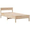 vidaXL Lit biblioth&egrave;que sans matelas 90x190 cm bois de pin massif
