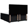 vidaXL Sommier &agrave; lattes de lit avec matelas Noir 180x200 cm Tissu